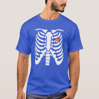 T-shirt Halloween Skeleton ami de lecture