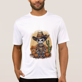 T-shirt Halloween Skeleton Citrouille