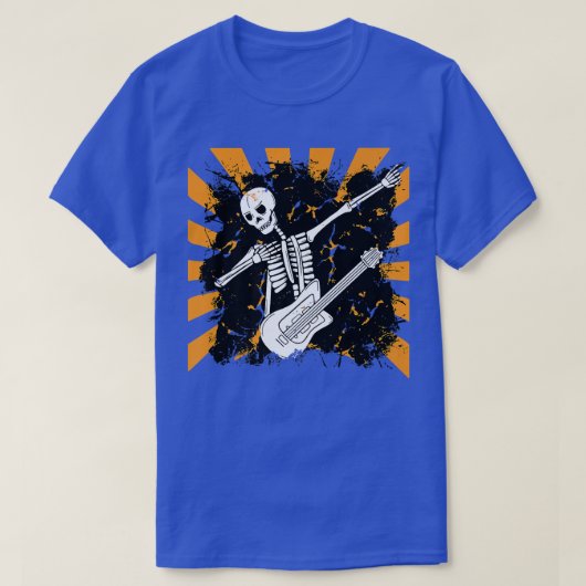 T-shirt Halloween Skeleton Dab (Design devant)
