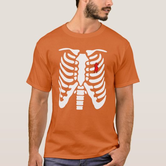 T-shirt Halloween Skeleton espagnol drôle (Devant)