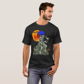 T-shirt Halloween Skeleton Gamer jeu vidéo garçons enfants (Devant entier)