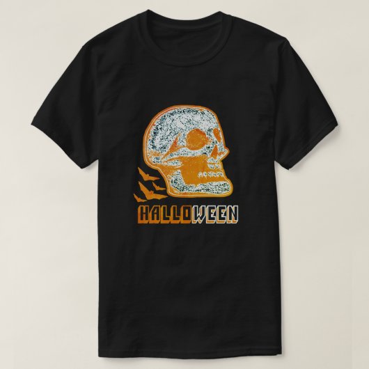T-shirt HALLOWEEN SKULL (Design devant)