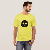 T-shirt Halloween Skull Comb (Voorkant volledig)