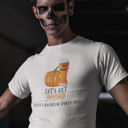 T-shirt Halloween Soirée de célibataire Fous à détruire Bi