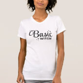 T-shirt Halloween sorcière de base (Devant)