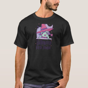 T-shirt Halloween sorcière Zombie Crew fantastique vol