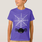 T-shirt Halloween Spider Web (Devant)
