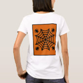 T-shirt Halloween Spiderweb personnalisé (Dos)