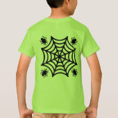 T-shirt Halloween Spiderweb personnalisé (Dos)