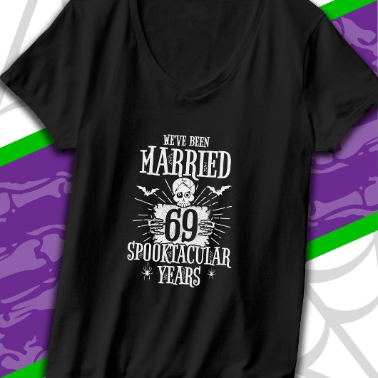 T-shirt Halloween Spooktacular 69e anniversaire de mariage
