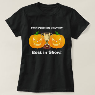 T-shirt HALLOWEEN sport de nouveauté TWIN CITROUILLE CONCO