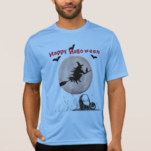 T-shirt Halloween Sport-Tek concurrent bleu