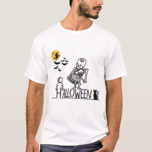 T-shirt Halloween squelette bébé