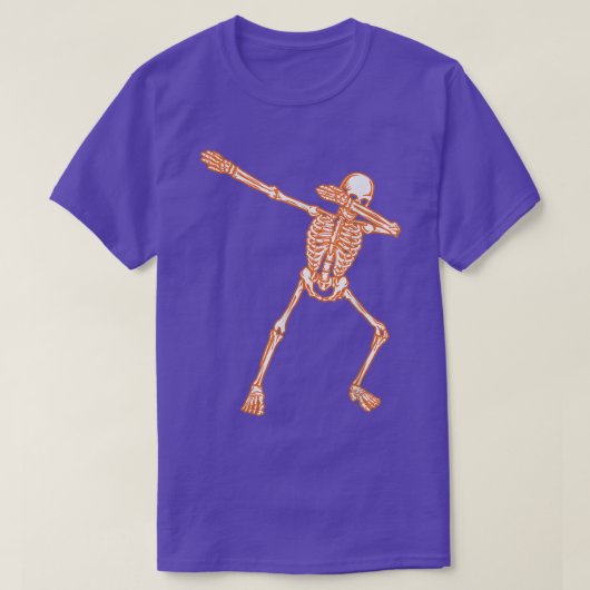T-shirt Halloween Squelette Dabing  (Design devant)
