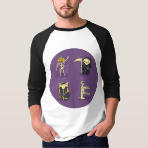 T-shirt Halloween Squelette Dracula Mummy Griffe Reaper
