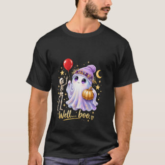 T-shirt Halloween squelette fantôme mignon Boo