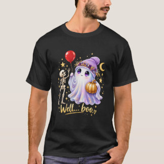 T-shirt Halloween squelette fantôme mignon Boo