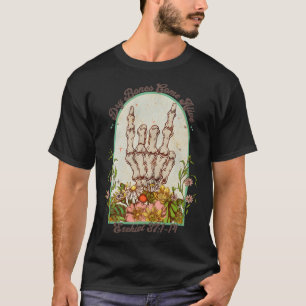 T-shirt Halloween Squelette Sèche Os Arrivent Bible Vers