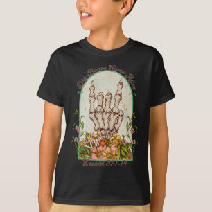 T-shirt Halloween Squelette Sèche Os Arrivent Bible Vers