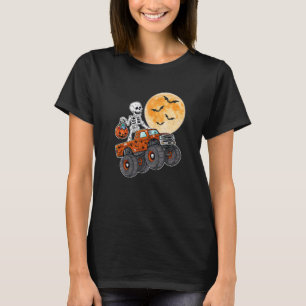 T-shirt Halloween Squelette Zombie équitation Monster Cami