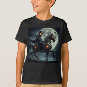 T-shirt Halloween Steampunk Cavalier sans tête