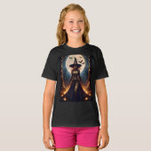T-shirt Halloween Steampunk Forest Witch (Devant entier)
