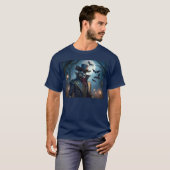 T-shirt Halloween Steampunk Southern Gentleman Zombie (Devant entier)