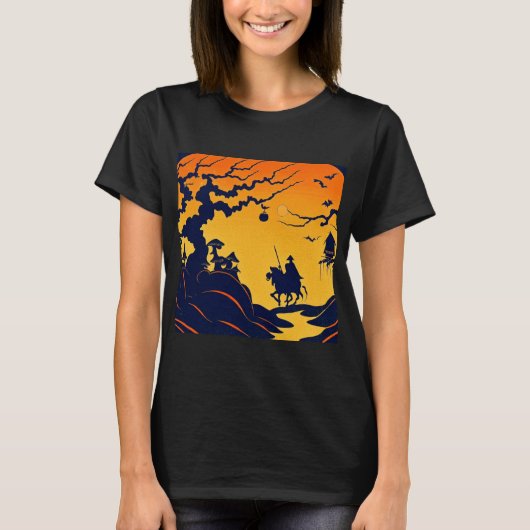 T-shirt Halloween - Style de coupe 8 (Devant)