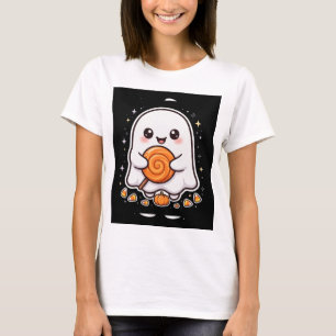 T-shirt Halloween Sucette Fantôme Mignon