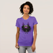 T-shirt Halloween Sugar Rush Bat Silencieux Fun (Devant entier)