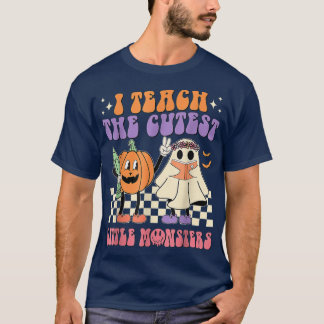 T-shirt Halloween super Enseigner Le Petit Monstre Cutest