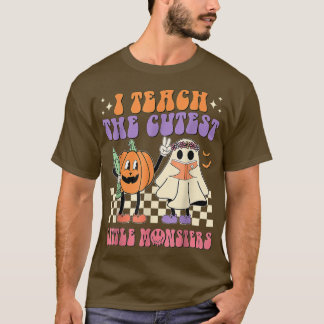 T-shirt Halloween super Enseigner Le Petit Monstre Cutest