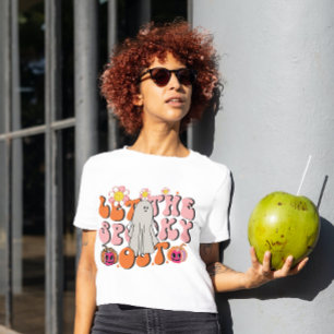 T-SHIRT HALLOWEEN SUPER LAISSEZ LE ÉFFRAYANT OUVRIR LE FEU