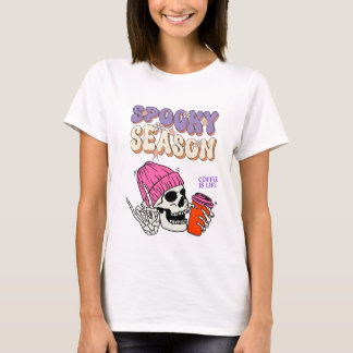 T-shirt Halloween, T-shirt saison Éffrayante,