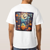 T-shirt Halloween tactile (Dos)
