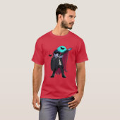 T-shirt Halloween tamponnant Dracula (Devant entier)