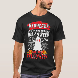 T-shirt Halloween - Têtes rouges