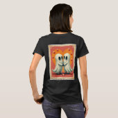 T-shirt Halloween Timbre éffrayant (Dos entier)
