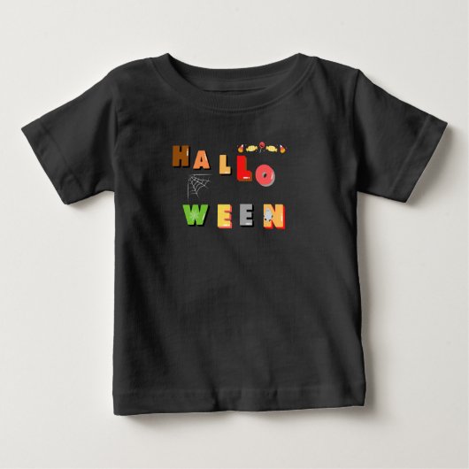 T-shirt Halloween Toddler noir (Devant)