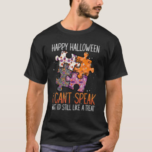 T-shirt Halloween Trick Or Treat Autisme Autistique Autism