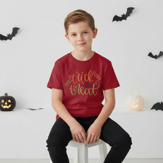 T-shirt Halloween Trick Or Treat pour enfants