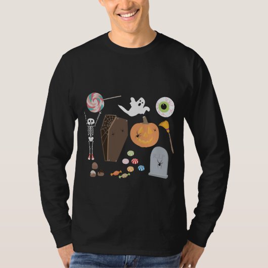 T-shirt Halloween Trick ou Treat (Devant)