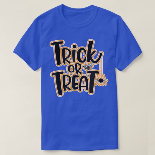T-shirt Halloween Trick ou Treat Fun Spider (Design devant)