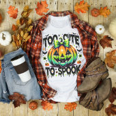 T-shirt Halloween trop mignon pour parler Citrouille Coque