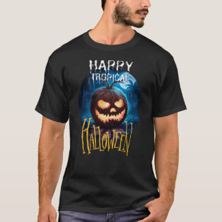 T-shirt Halloween tropical