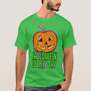 T-shirt Halloween ts Femmes Hommes Jack-o'-lantern à citro