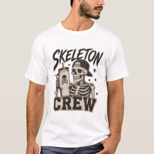 T-shirt Halloween Tumbler Équipage de squelettes