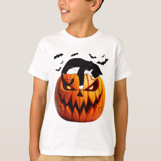 T-shirt Halloween Tuxedo citrouille Apportent L'Excitation