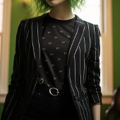 T-shirt Halloween typographie boite or noir