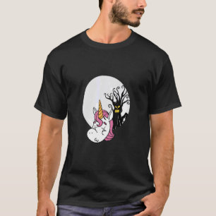 T-shirt Halloween Unicorn Graphisme Halloween Costume Tric